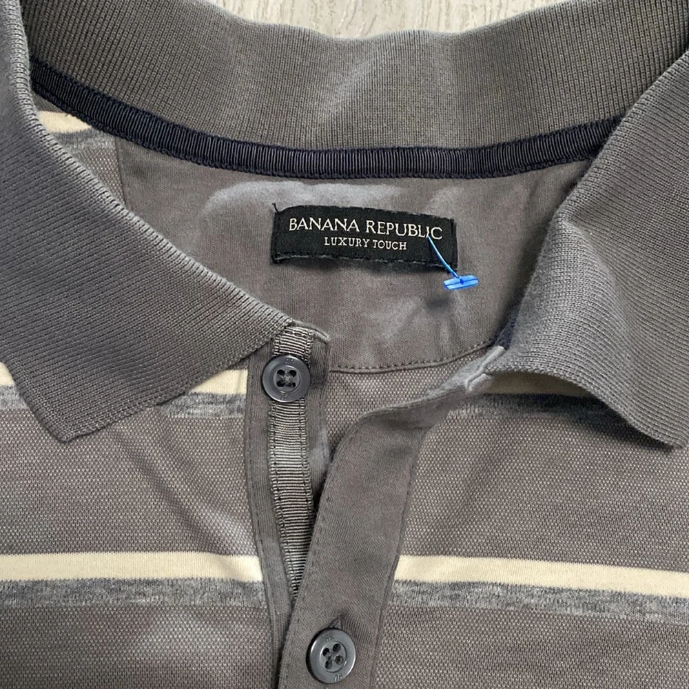 🔥BUNDLESALE Mens M Banana Republic Luxury Touch polo golf shirt